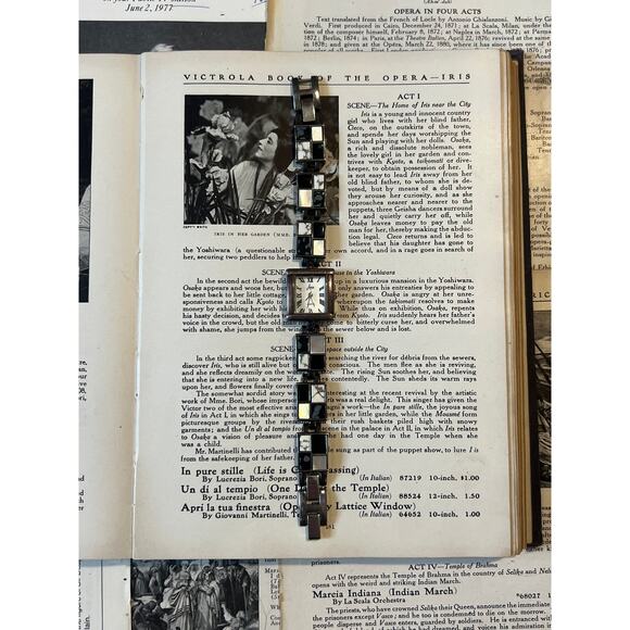 aria sterling silver mother of pearl watch - Picture 1 of 2